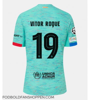 Barcelona Vitor Roque #19 Tredjetrøje 2023-24 Kortærmet